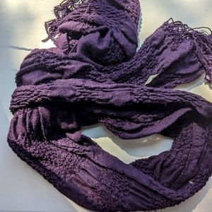 Purple scarf
